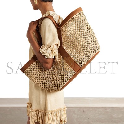 YSL BEIGE RAFFIA Y TOTE BAG 828957GAAFI2791 (37*32*22cm)